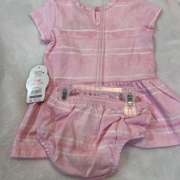 Baby Wonder Nation 3-6m Dress Outfit Set NTW - Picture 2 of 8